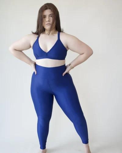 Azul Marinho - Top Atitude + Legging Essência 9