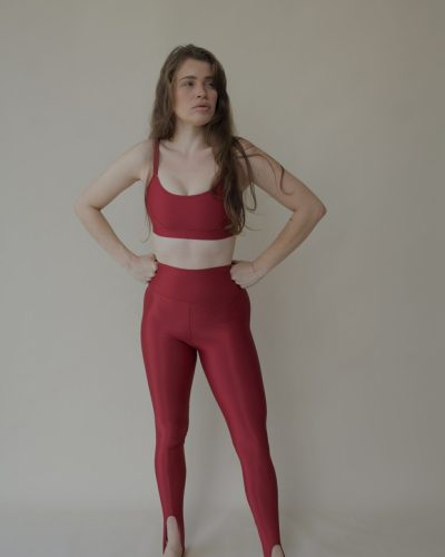 Conjunto Cherry - Top Abraço + Legging Cherry 2