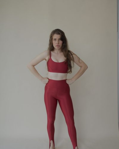 Conjunto Cherry – Top Abraço + Legging Cherry