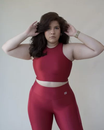 Vermelho Cereja – Top Aventura e Legging Trajetória 6